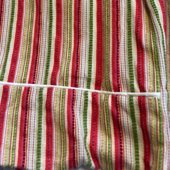 Vintage Striped Jacket Colorful Textured Cotton No Tag - Picture 3 of 8